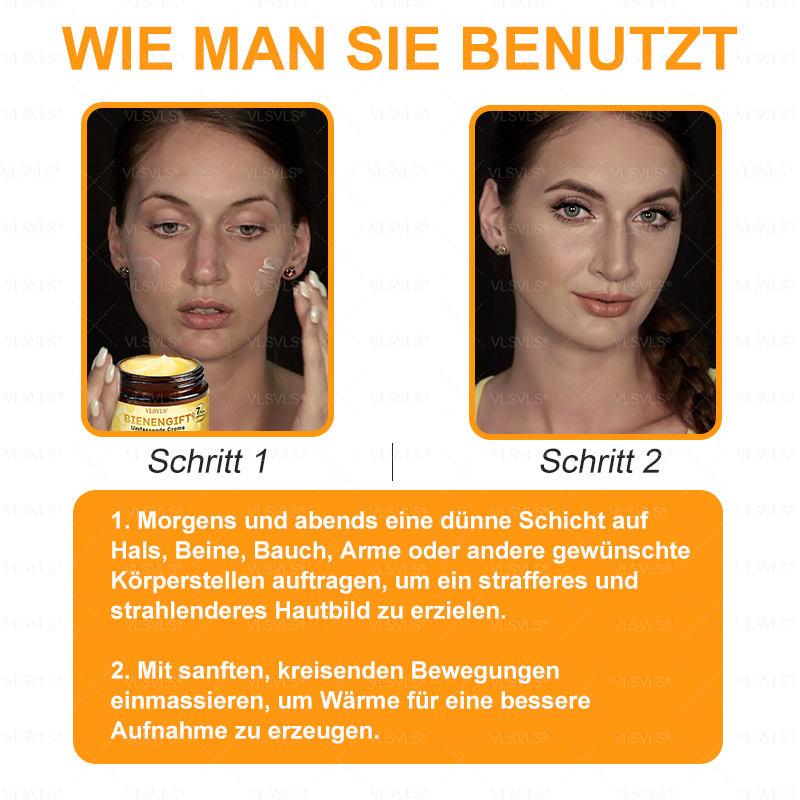 Hergestellt und versendet aus Deutschland  🎉VLSVLS® Bienengift Hautregenerationscreme 🔥 LETZTER TAG 80 % RABATT