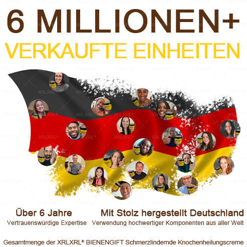 XRLXRL® Bienengift Schmerzstillende Knochenheilungscreme 👩‍⚕️LETZTER TAG 80 % RABATT