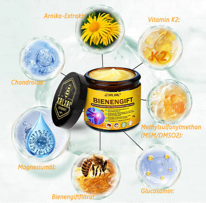 XRLXRL® Bienengift Schmerzstillende Knochenheilungscreme 👩‍⚕️LETZTER TAG 80 % RABATT