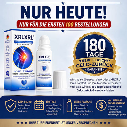𝑿𝑹𝑳𝑿𝑹𝑳® 0,05 mm Mikronadel-Roller zur Unterstützung von Knochen & Gelenken 🧑‍⚕️🧑‍⚕️  (Für alle Erwachsenen, Frauen & Männer – Umfassende Pflege bei verschiedenen Gelenkbeschwerden)