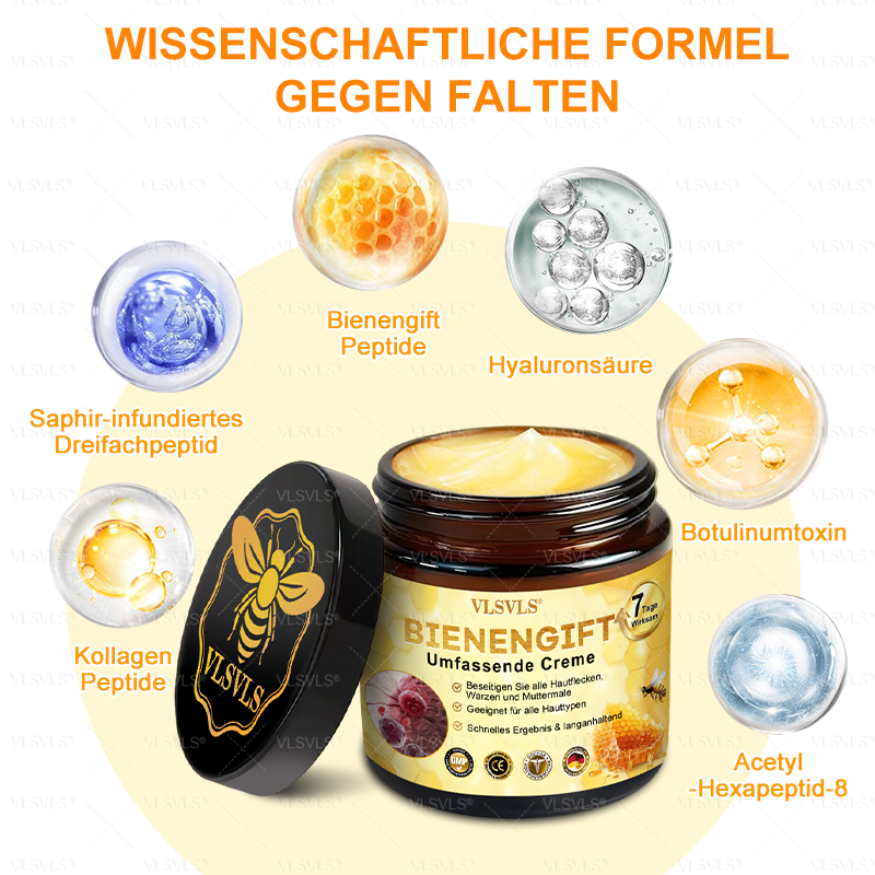 Hergestellt und versendet aus Deutschland  🎉VLSVLS® Bienengift Hautregenerationscreme 🔥 LETZTER TAG 80 % RABATT